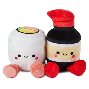 Better Together Sushi & Soy Sauce Magnetic Soft Toy Pair - Planet Toys